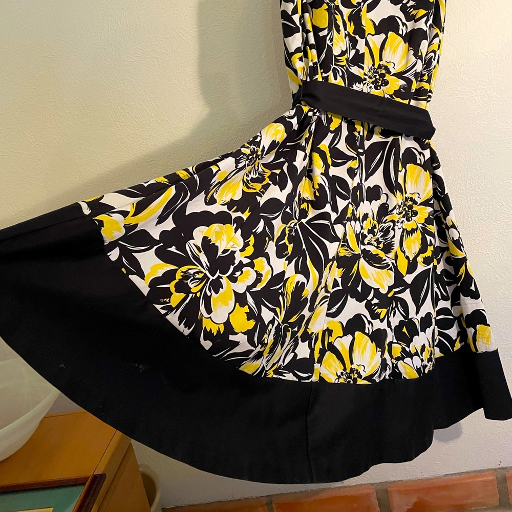 Nine West fit & flair floral dress 20W